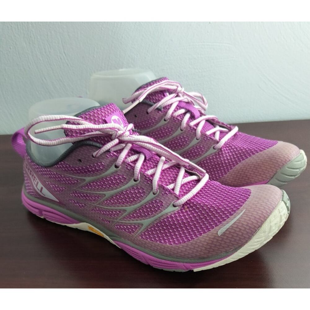 Merrell Road Glove Dash 3 Running Shoes Women's Size 9 Purple Ice Sneakers - Picture 10 of 12